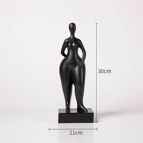 Statua di donna<br> Scultura di donna grassa