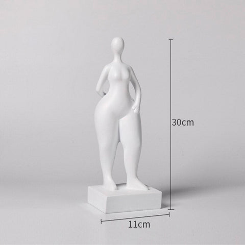 Statua di donna<br> Scultura di donna grassa