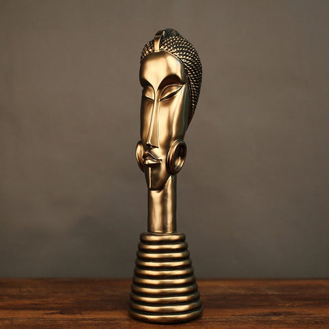 Statua africana<br> Bronzo