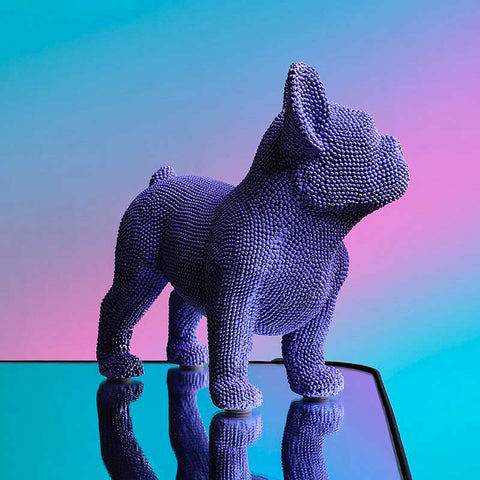 Statua del bulldog<br> Bulldog francese decorativo 19 cm