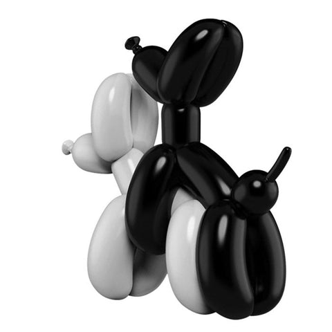 Statua del cane<br> AMORE del cane in mongolfiera