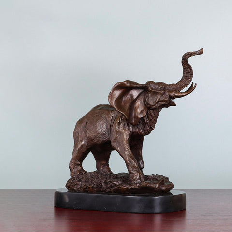 Elefante in bronzo 29 cm