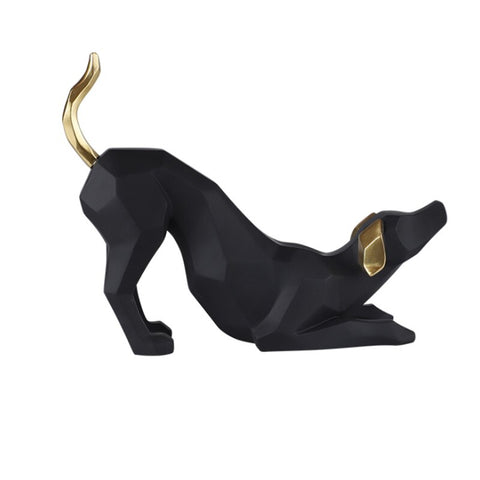 Statua del cane<br> Origami