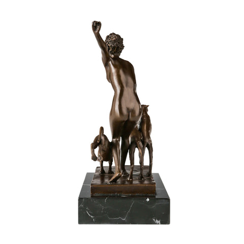 Statua in bronzo Diana Cacciatrice