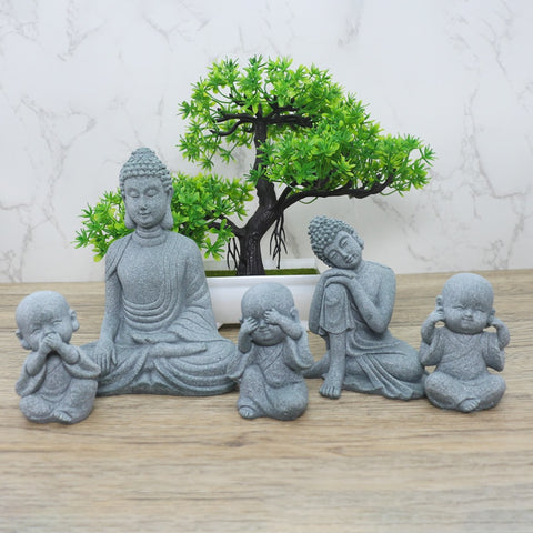 Scultura moderna<br> 3 Budda della saggezza