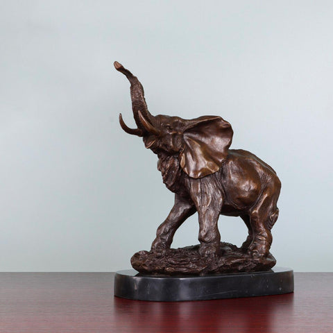 Elefante in bronzo 29 cm