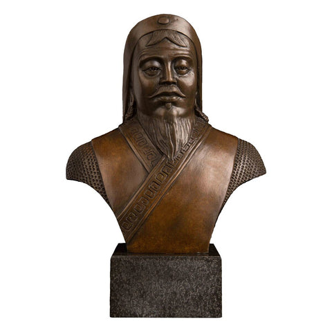 Gengis Khan Bronzo 21 cm