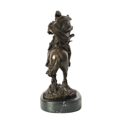 Statua Napoleone a cavallo in bronzo 29 cm
