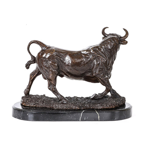 Scultura in bronzo<br> Toro 28 cm