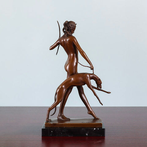 Diana in bronzo 31 cm