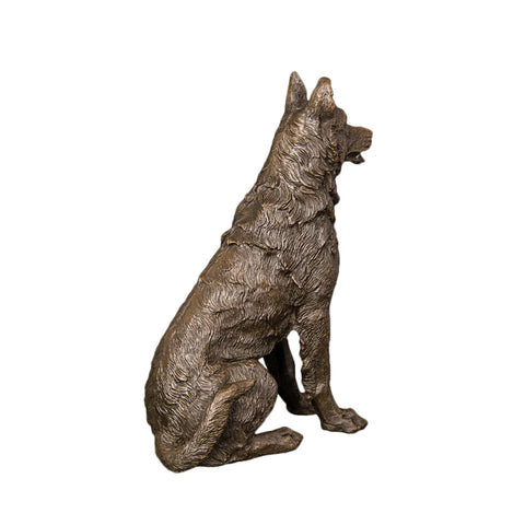 Scultura di animali in bronzo<br> Cane 20 cm