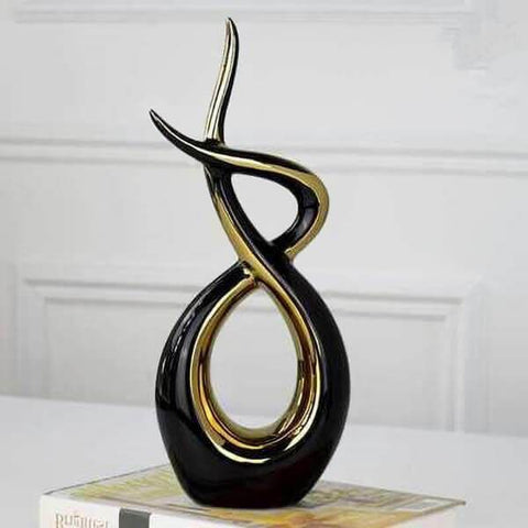 Scultura astratta<br> Abbraccio d'oro