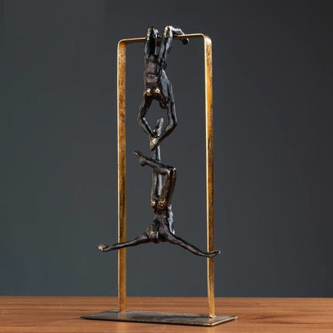Statua dell'uomo<br> Progettazione acrobata
