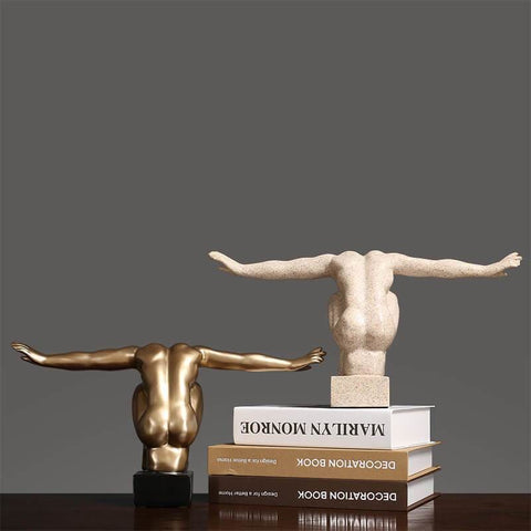 Statua dell'uomo<br> Pensatore dell'atleta