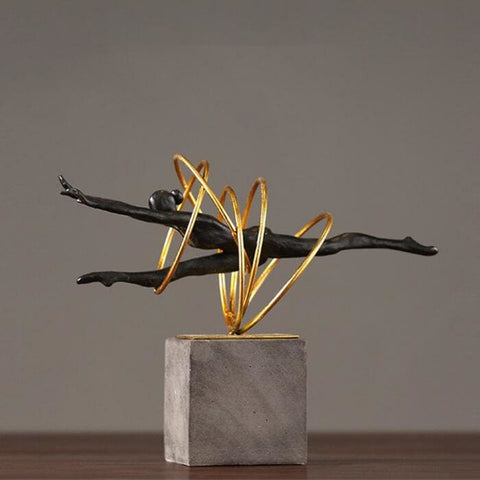 Statua di donna<br> Modello ginnasta 49/29/58 cm