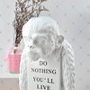 Statua del gorilla<br> Scimmia Brandalista di Banksy 36 cm