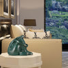 Statua di donna<br> Pensatore rotondo 26 cm