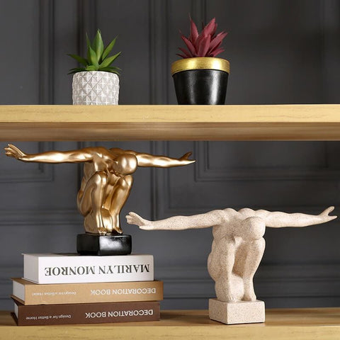 Statua dell'uomo<br> Pensatore dell'atleta