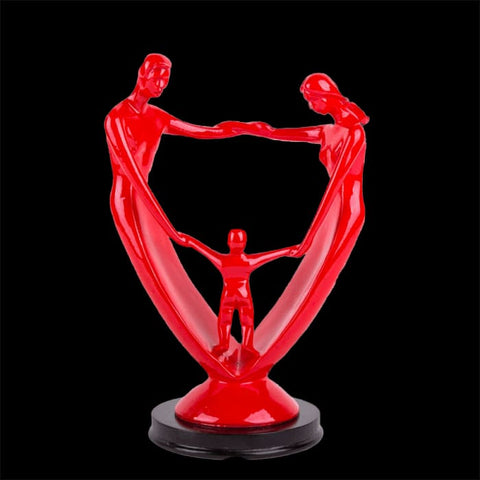 Statua di coppia<br> Famiglia unita