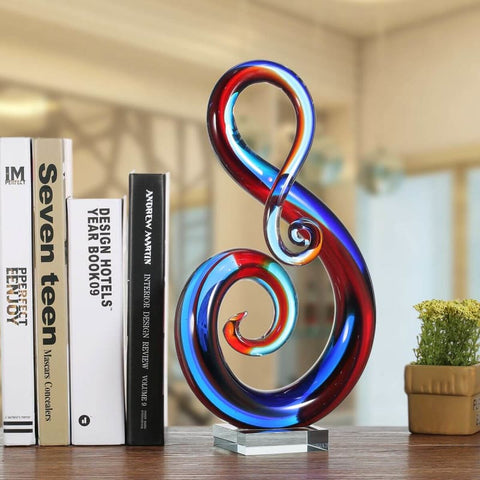 Scultura moderna<br> Design in vetro multicolore