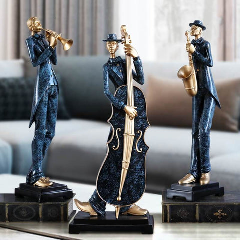 Statua dell'uomo<br> Gruppo Jazz