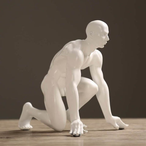 Statua dell'uomo<br> Atleta principiante