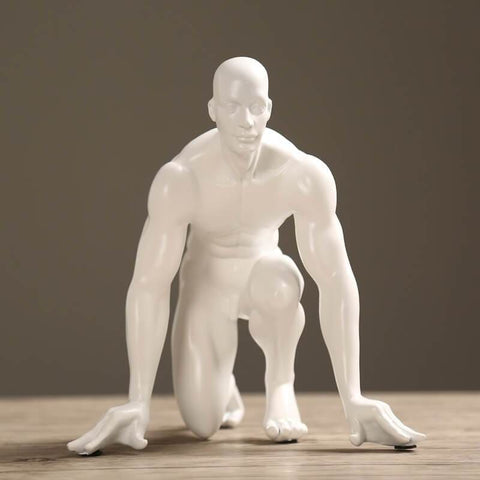Statua dell'uomo<br> Atleta principiante