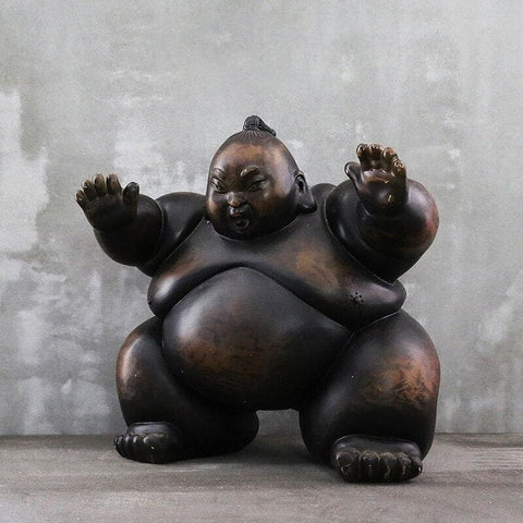 Statua dell'uomo<br> Sumo giapponese