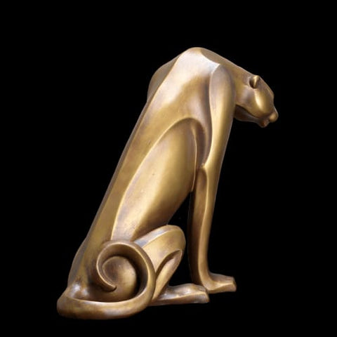 Scultura di pantera<br> Di lusso
