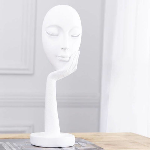 Scultura Contemporanea<br> Volto di donna pensoso