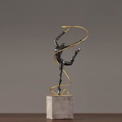 Statua di donna<br> Modello ginnasta 49/29/58 cm