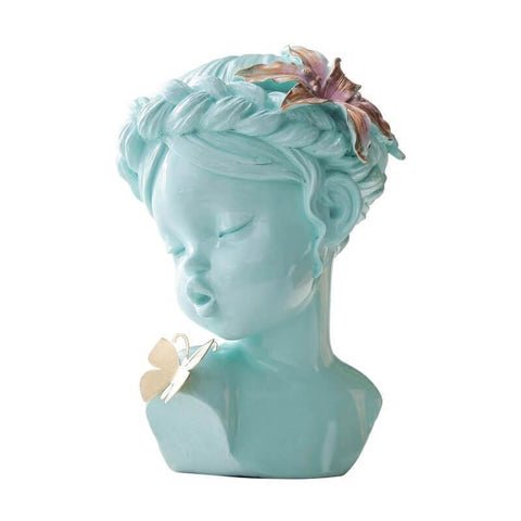 Statua di donna<br> Angelo e farfalla moderni