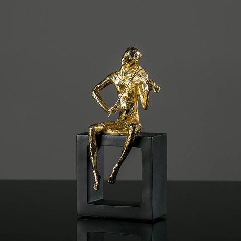 Statua di donna<br> Disegno Musicista 20 cm