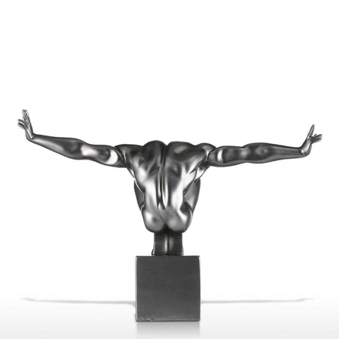 Statua dell'uomo<br> Design saggio dell'atleta