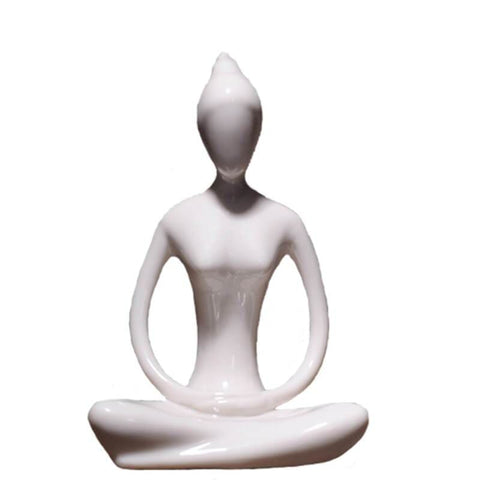Statua di donna<br> Yoga Zen da 8 a 14 cm