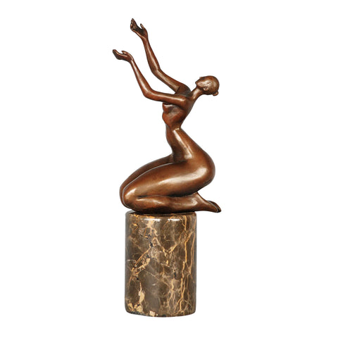 Scultura in bronzo<br> Statuetta in bronzo antico 30 cm