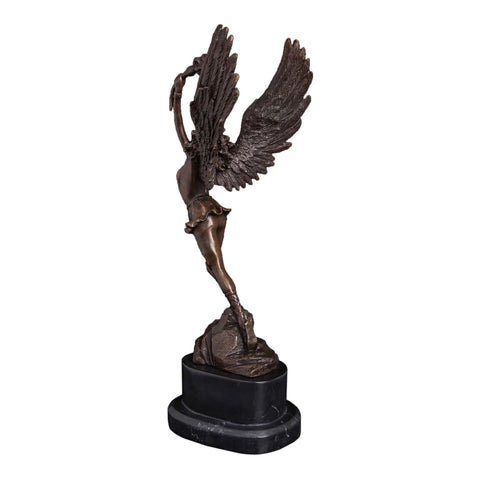 Scultura in bronzo<br> Statua della Dea Nike 36 cm