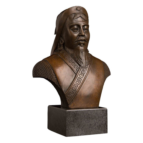 Gengis Khan Bronzo 21 cm