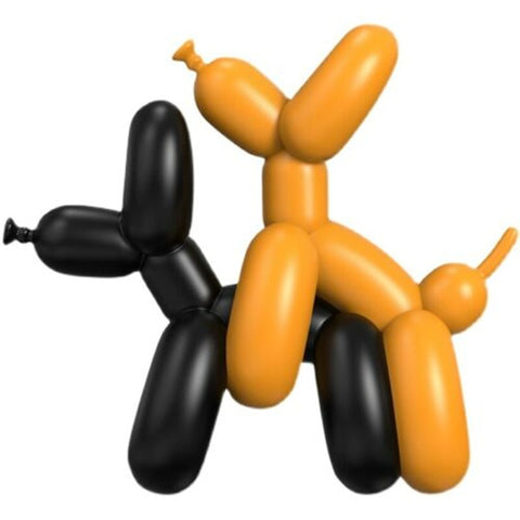 Statua del cane<br> AMORE del cane in mongolfiera