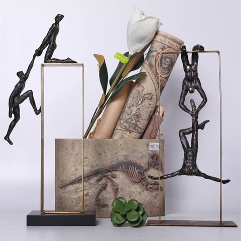 Statua dell'uomo<br> Progettazione acrobata
