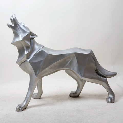 Statua del lupo<br> Origami