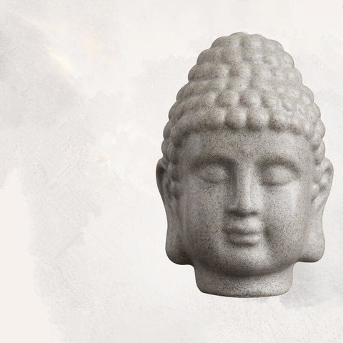 Scultura moderna della testa<br> di Budda