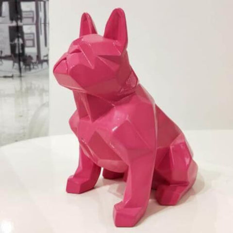 Statua del bulldog<br> Origami 20 cm