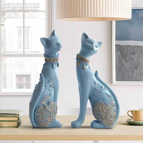 Statua del gatto<br> (Due elementi)