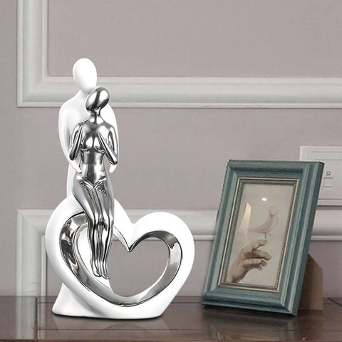 Statua di coppia<br> Design retrò