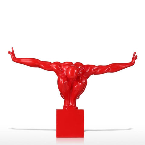 Statua dell'uomo<br> Design saggio dell'atleta