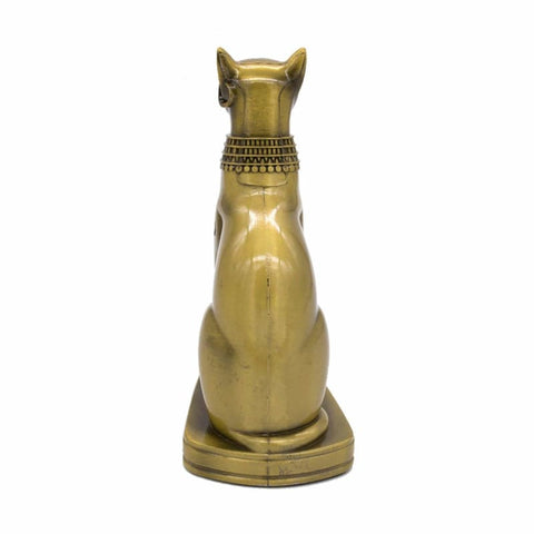 Statua Bastet Egitto<br> Effetto Bronzo