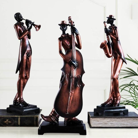 Statua dell'uomo<br> Gruppo Jazz