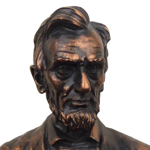 Statua dell'uomo<br> Busto di Abramo Lincoln