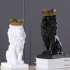 Decorazione della statua del leone<br> Re 20 cm